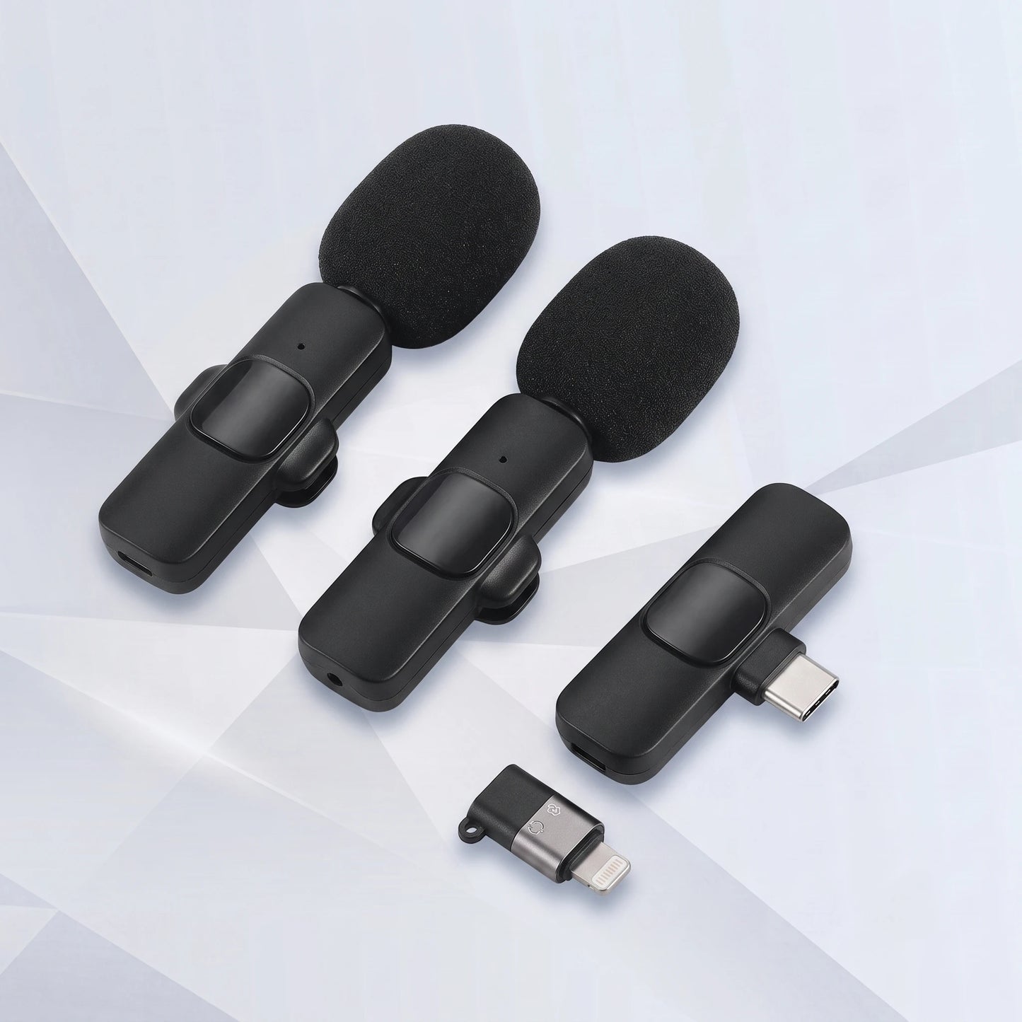K9 Original Wireless Microphone | Clip-On Lavalier Mic for iPhone, Android & Type-C