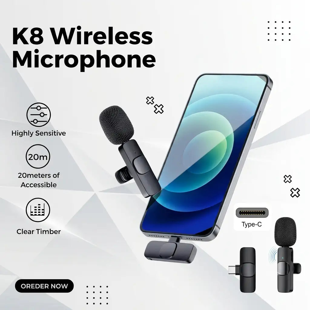 K8 Wireless  Microphone