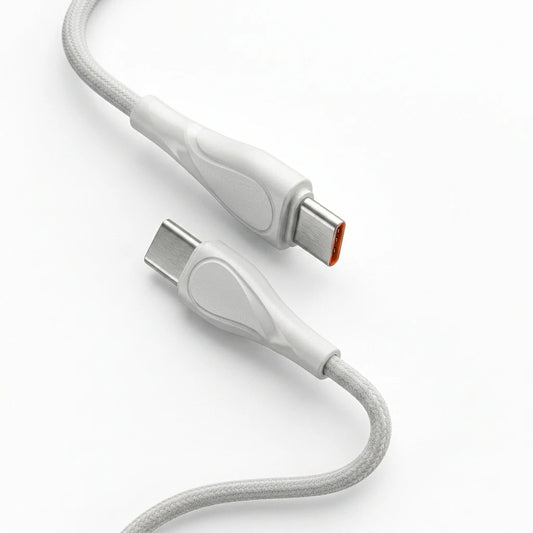 Westpoint Type-C to Type-C Fast Charging Cable | Braided USB-C Data Cable | 1 Meter | PD Charging Cable