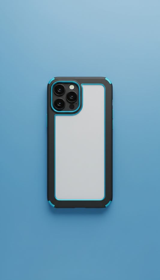 Protective phone case with matte finish