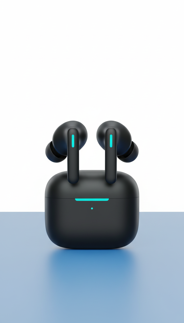 Wireless earbuds with noise cancellation