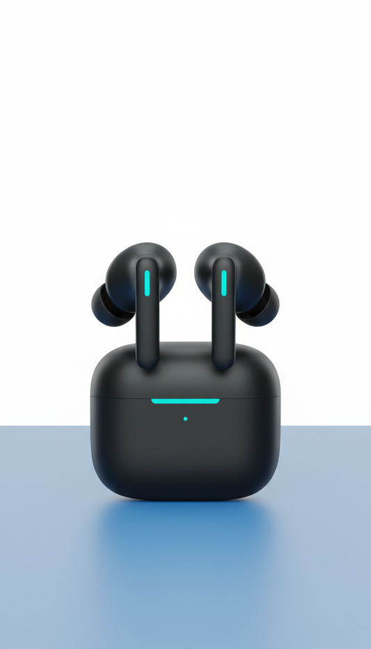 Wireless earbuds with noise cancellation
