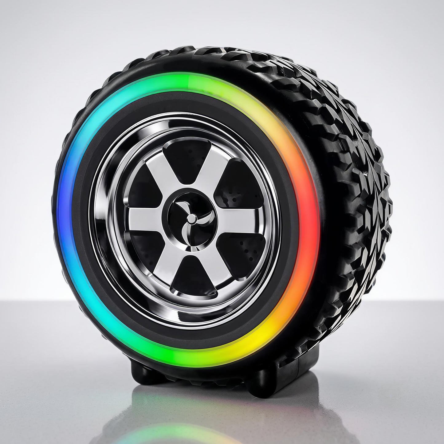 RGB Tire Bluetooth Speaker | Wireless Portable LED Speaker | TWS Stereo | Deep Bass | Rechargeable Bluetooth Speaker